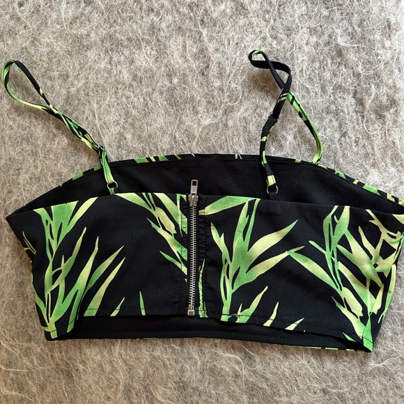 Asos Tropical Crop Top - Picture 3 of 4